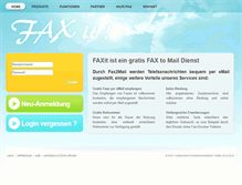 Tablet Screenshot of faxit.at